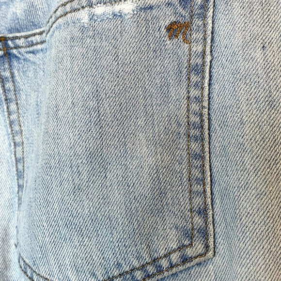 Madewell Perfect Summer Jean Light Wash Size 28 - Picture 3 of 12